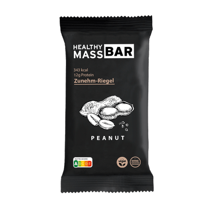HealthyMASS-BAR | Zunehm-Riegel | Peanut