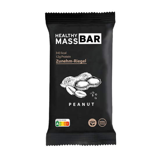HealthyMASS-BAR | Zunehm-Riegel | Peanut